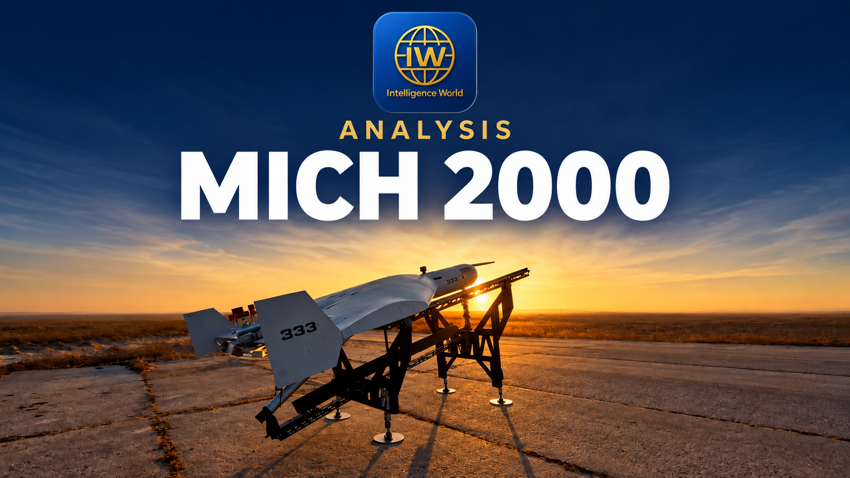 MICH 2000 — Ukraine’s SBU Alpha Deep-Strike One-Way Attack UAV