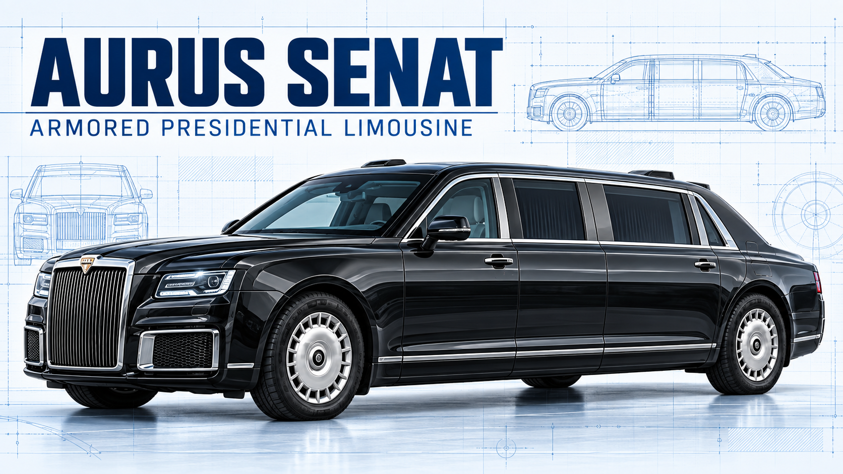 Aurus Senat Armored Presidential Limousine