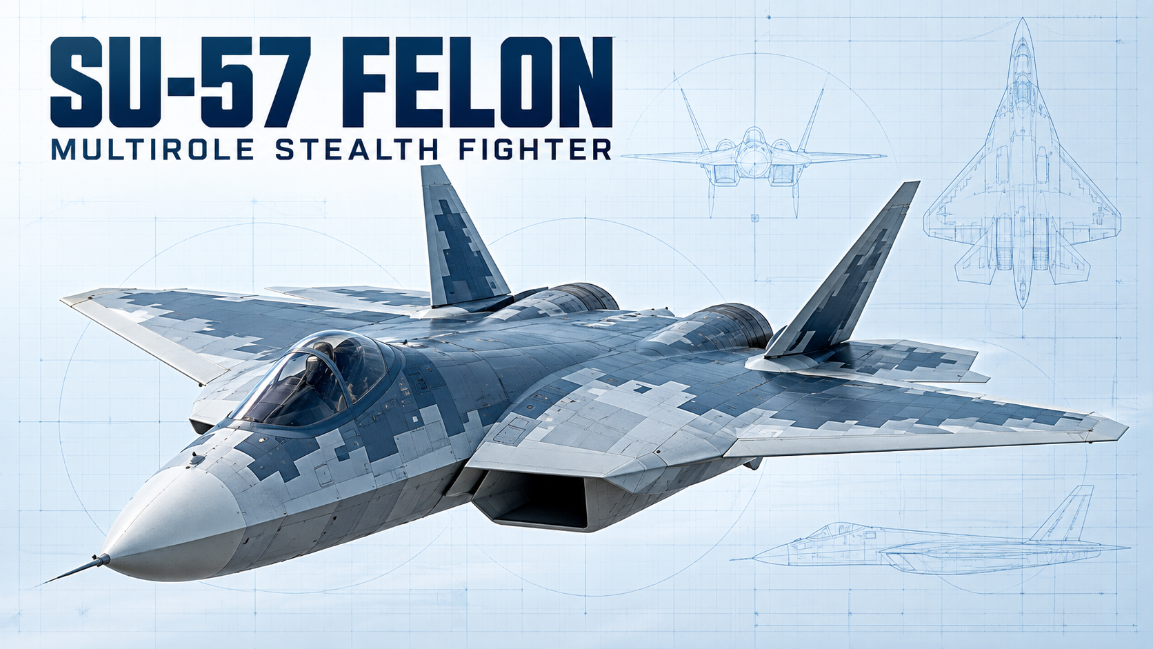 Su-57 Felon Multirole Stealth Fighter