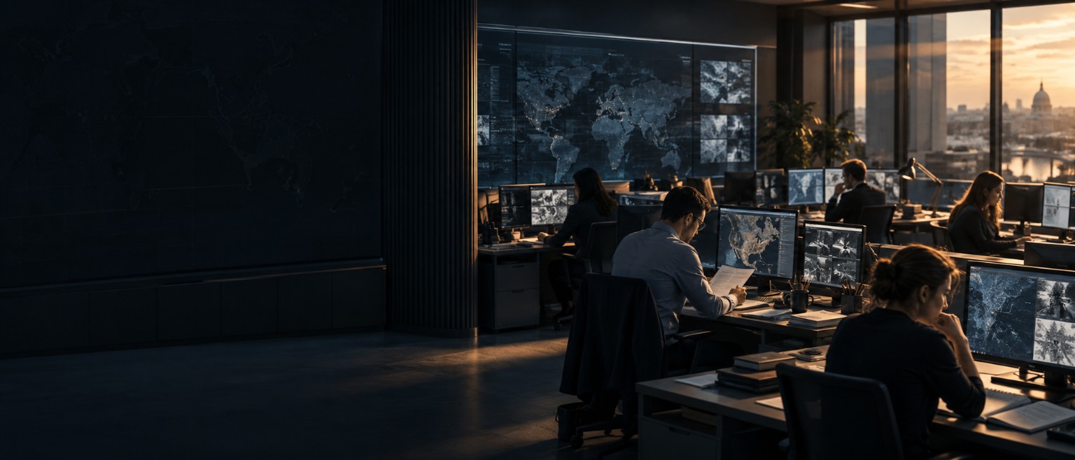 Intelligence World About header artwork