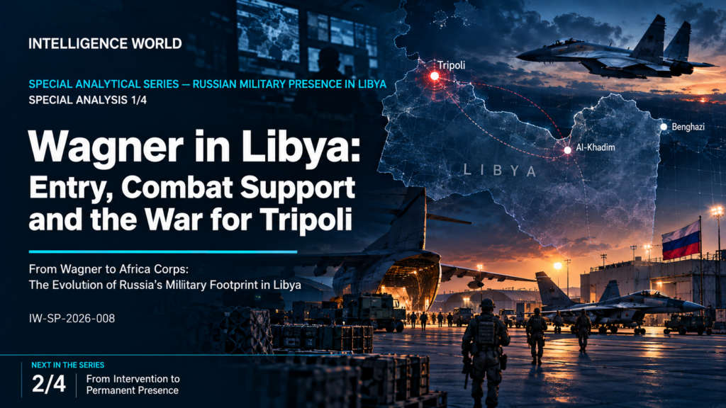 Special Analysis 1/4 cover: Wagner in Libya—Entry, Combat Support and the War for Tripoli